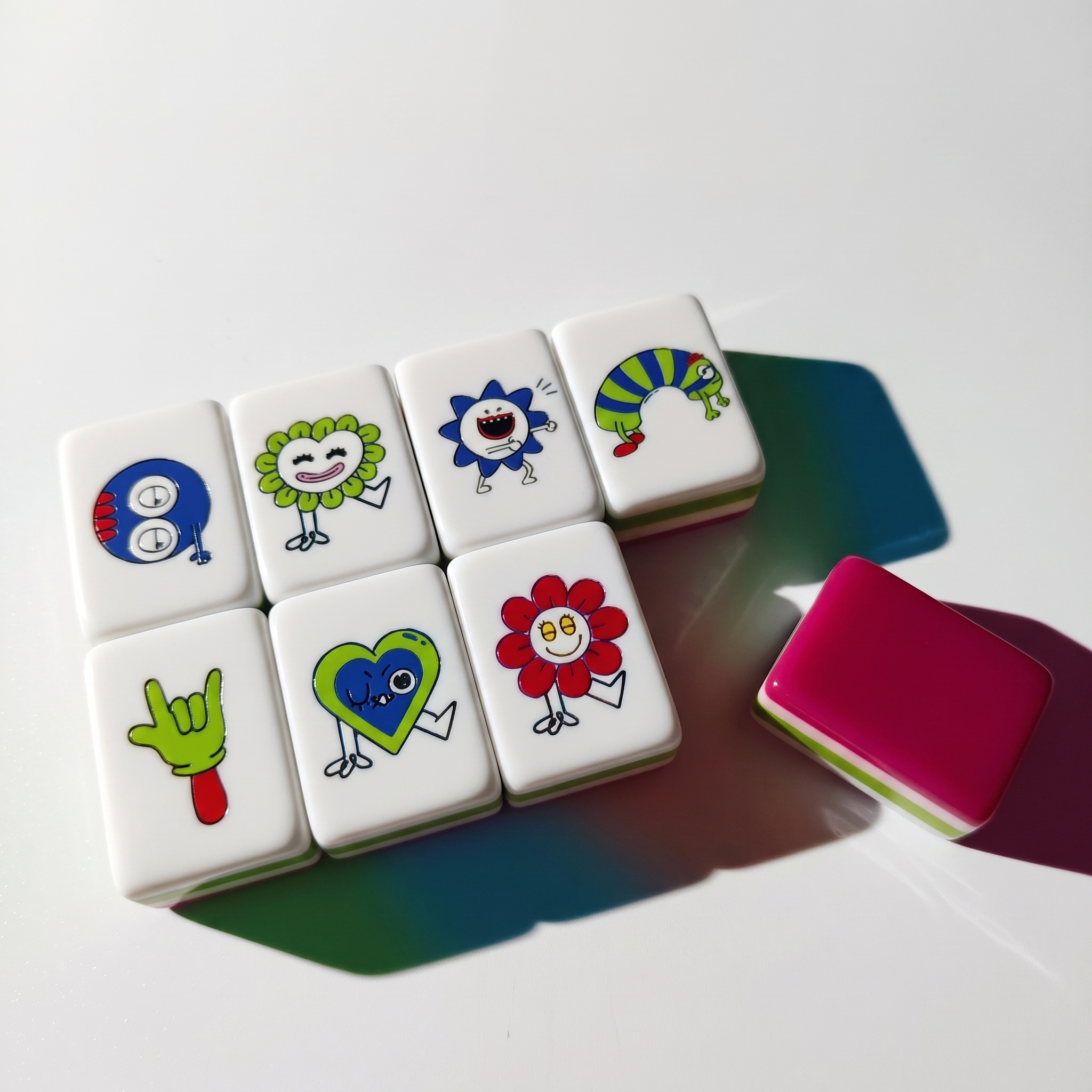 Heartbeat Club Whimsical Character Mahjong Tiles - Image 3