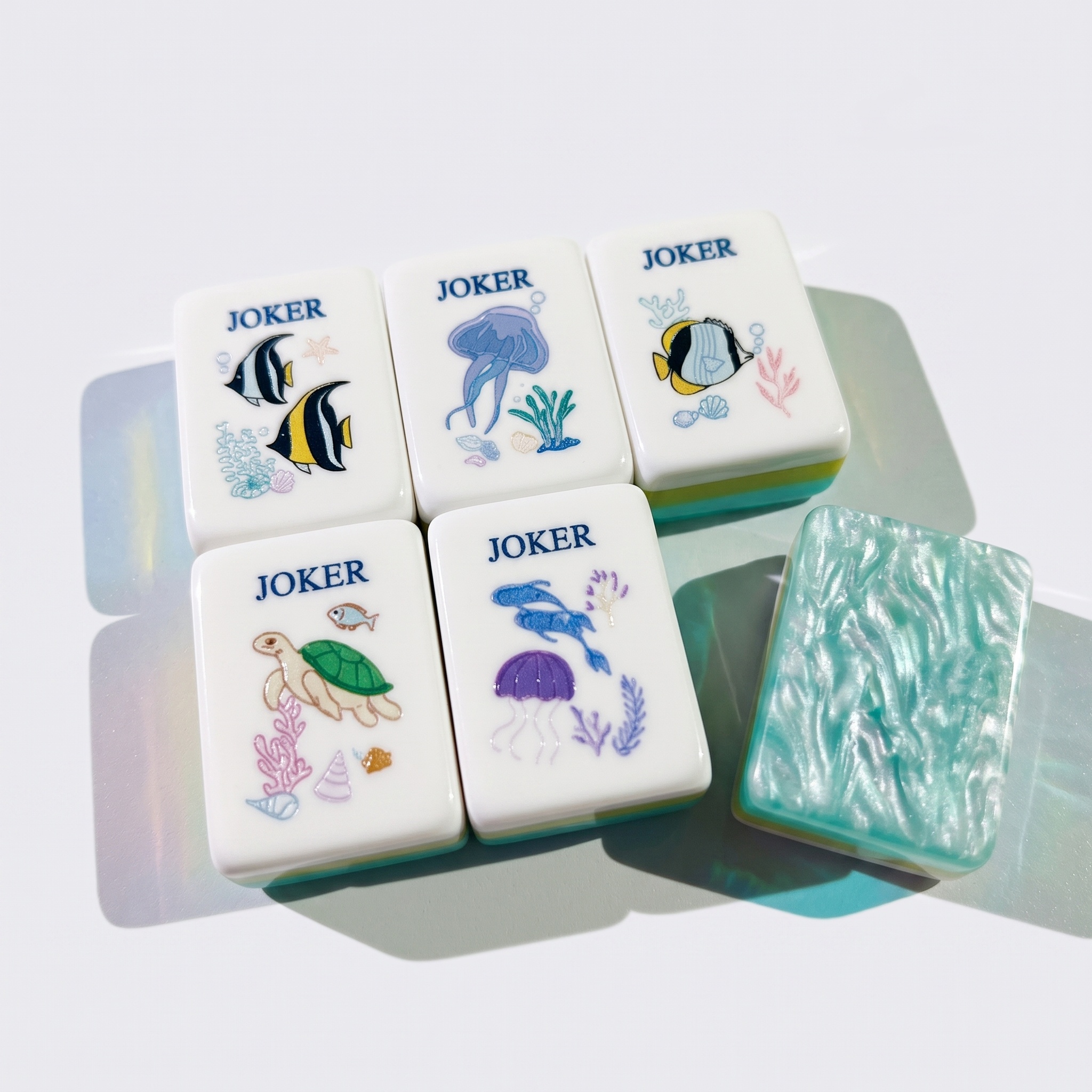 Tropical Balad Ocean-Inspired Mahjong Tiles - Image 3