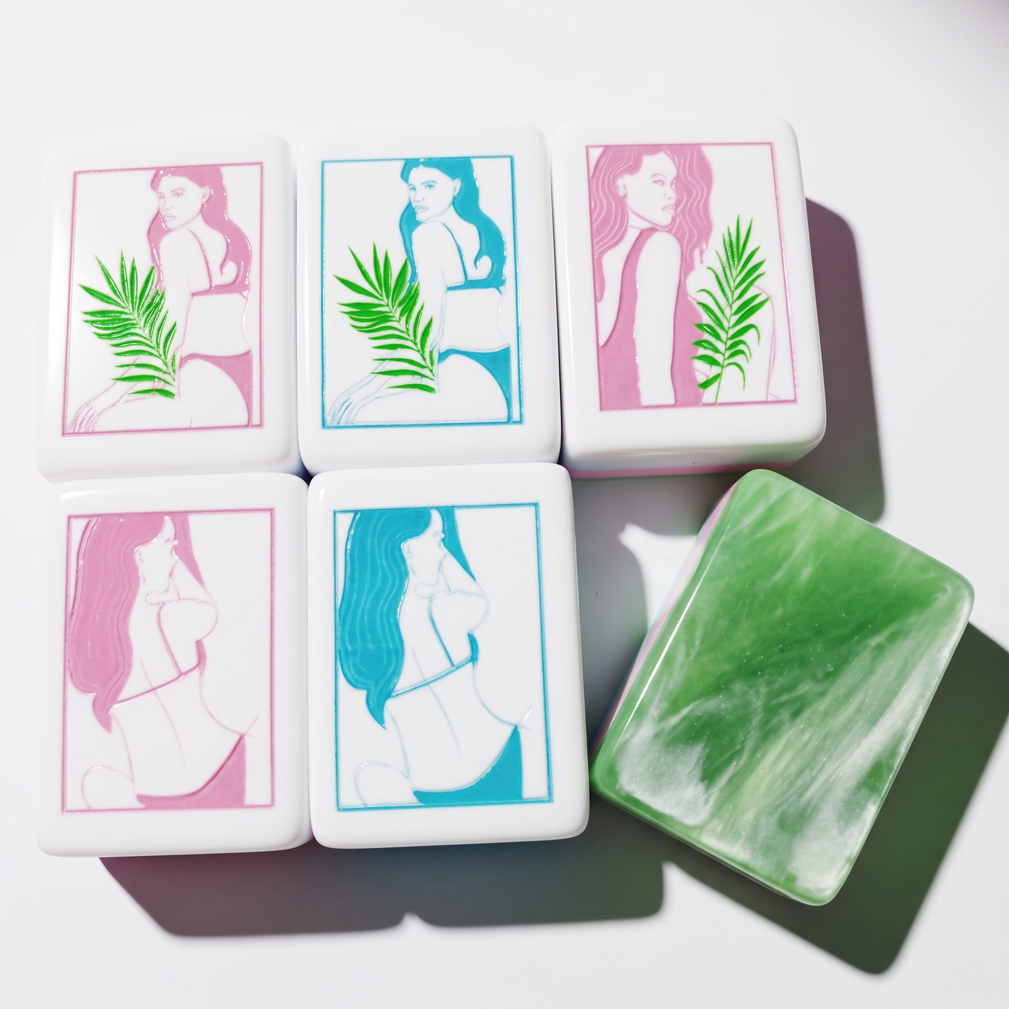 Palm Paradise Resort-Style Mahjong Tiles - Image 3