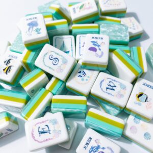 Tropical Balad Ocean-Inspired Mahjong Tiles