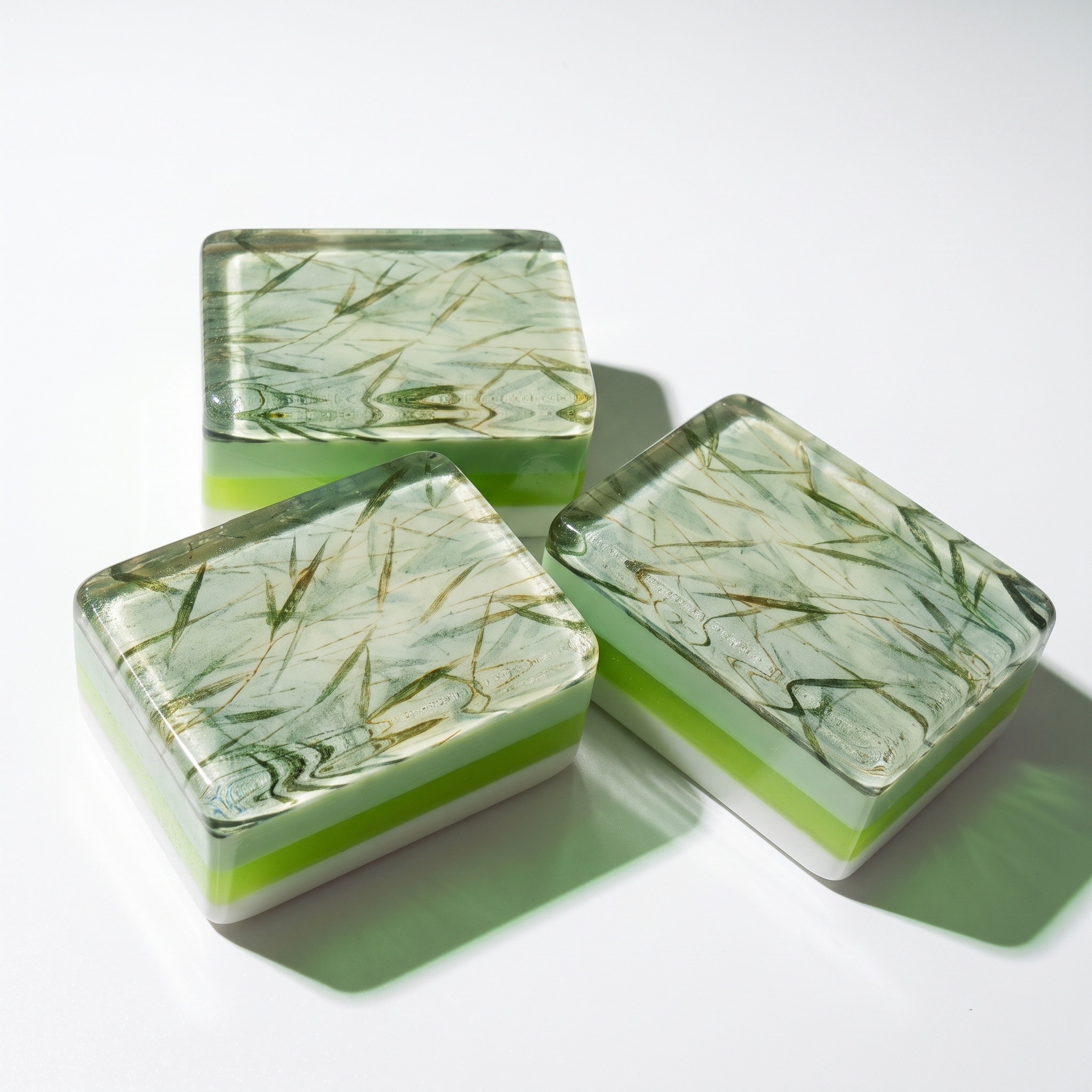 Bamboo Vein Jade Marble Mahjong Tiles — 160 Engraved American Set - Image 4