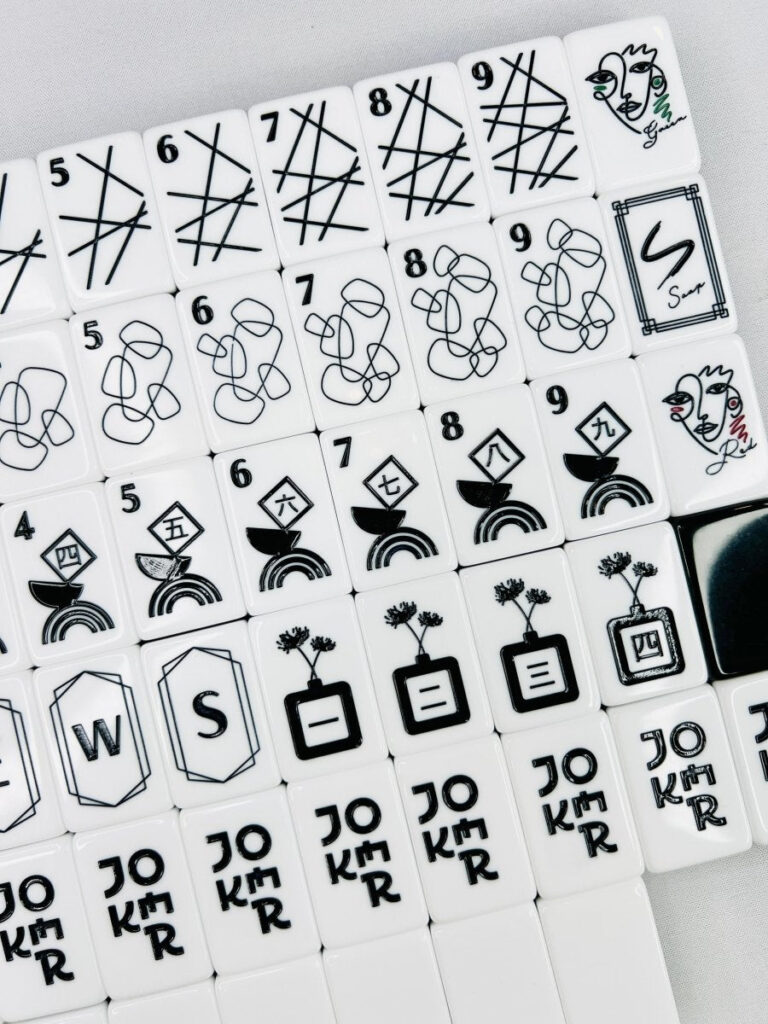 Art Deco Glamour Mahjong Tile Set