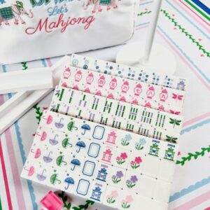 Garden Party Bright Travel Mahjong Set