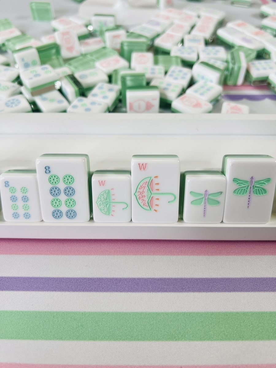 Garden Party Pastel Travel Mahjong Set - Image 9