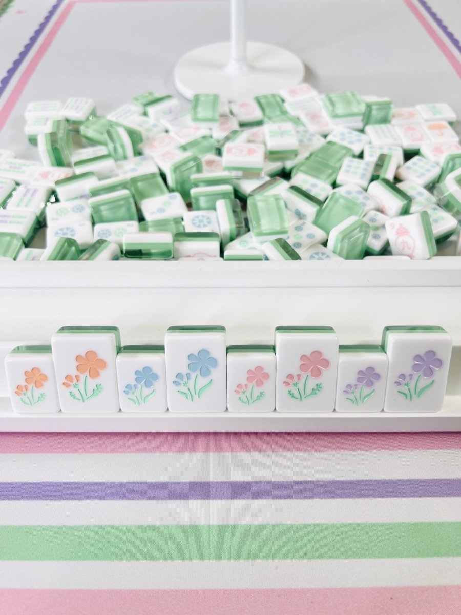 Garden Party Pastel Travel Mahjong Set - Image 6