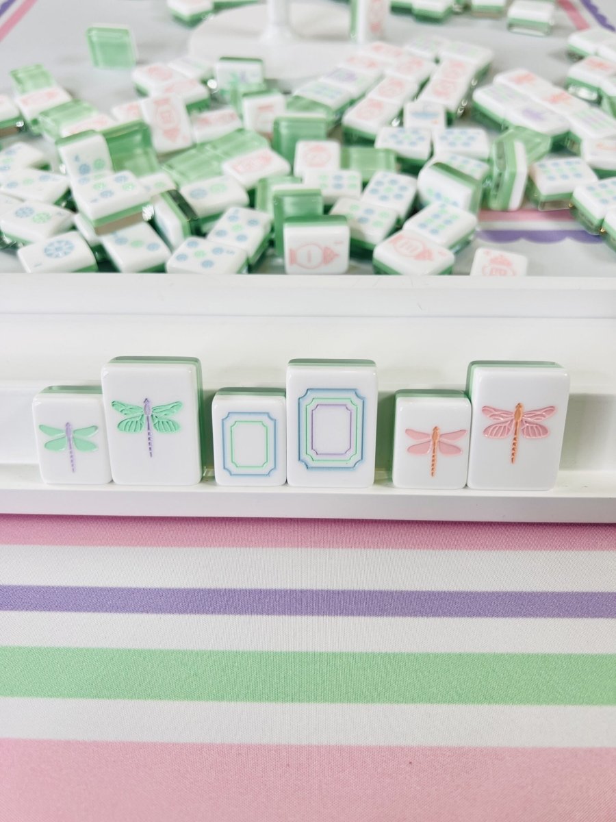 Garden Party Pastel Travel Mahjong Set - Image 8