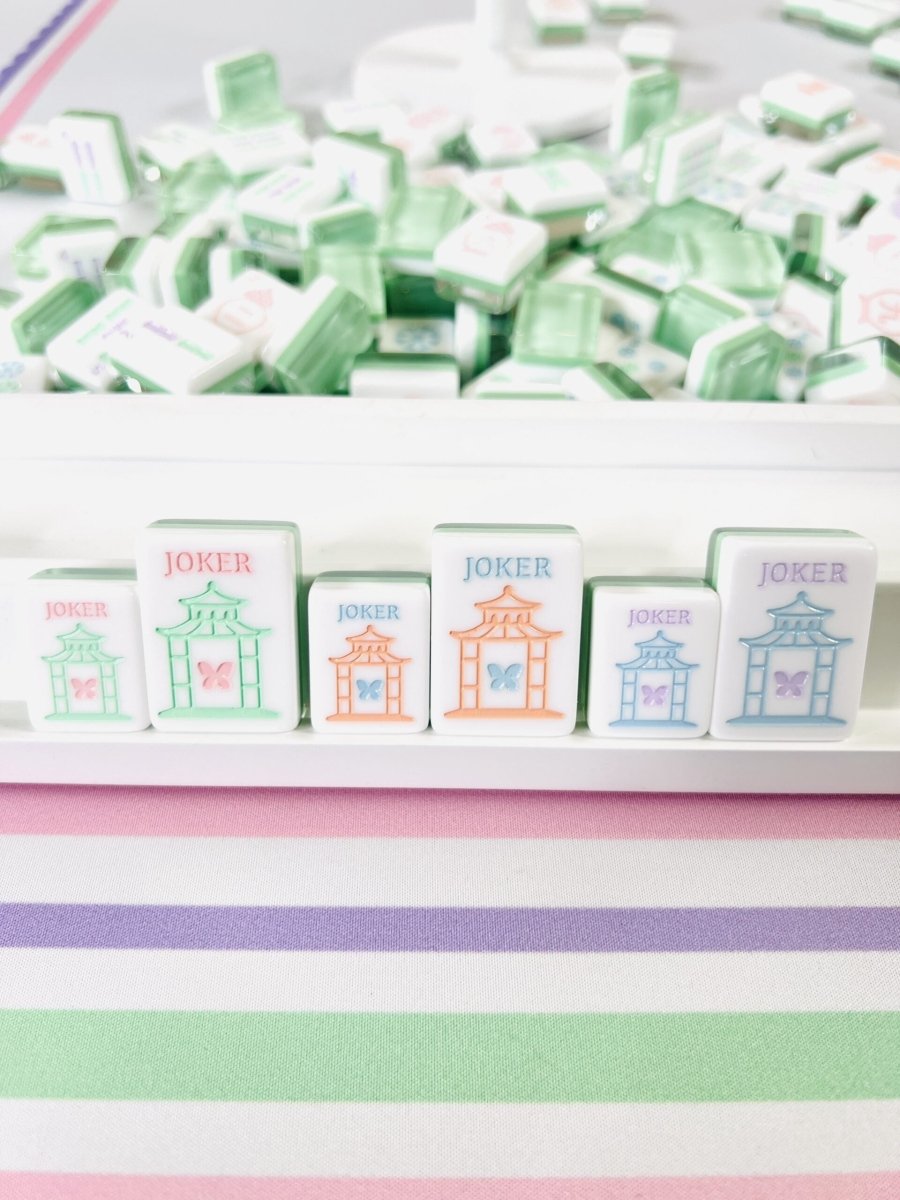 Garden Party Pastel Travel Mahjong Set - Image 7