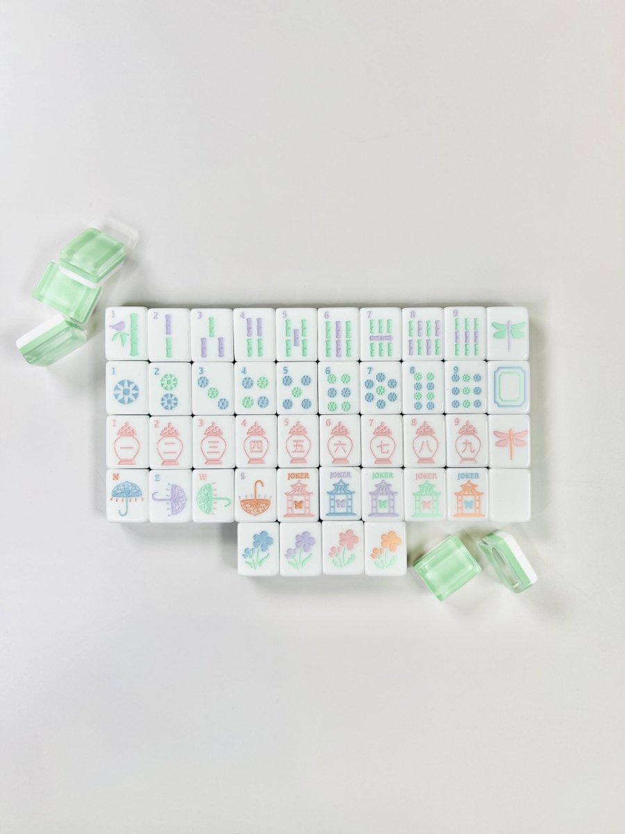 Garden Party Pastel Travel Mahjong Set - Image 5