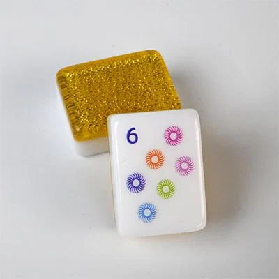 Gilded Sparkle Acrylic Mahjong Tiles – 160-Piece Set - Image 2