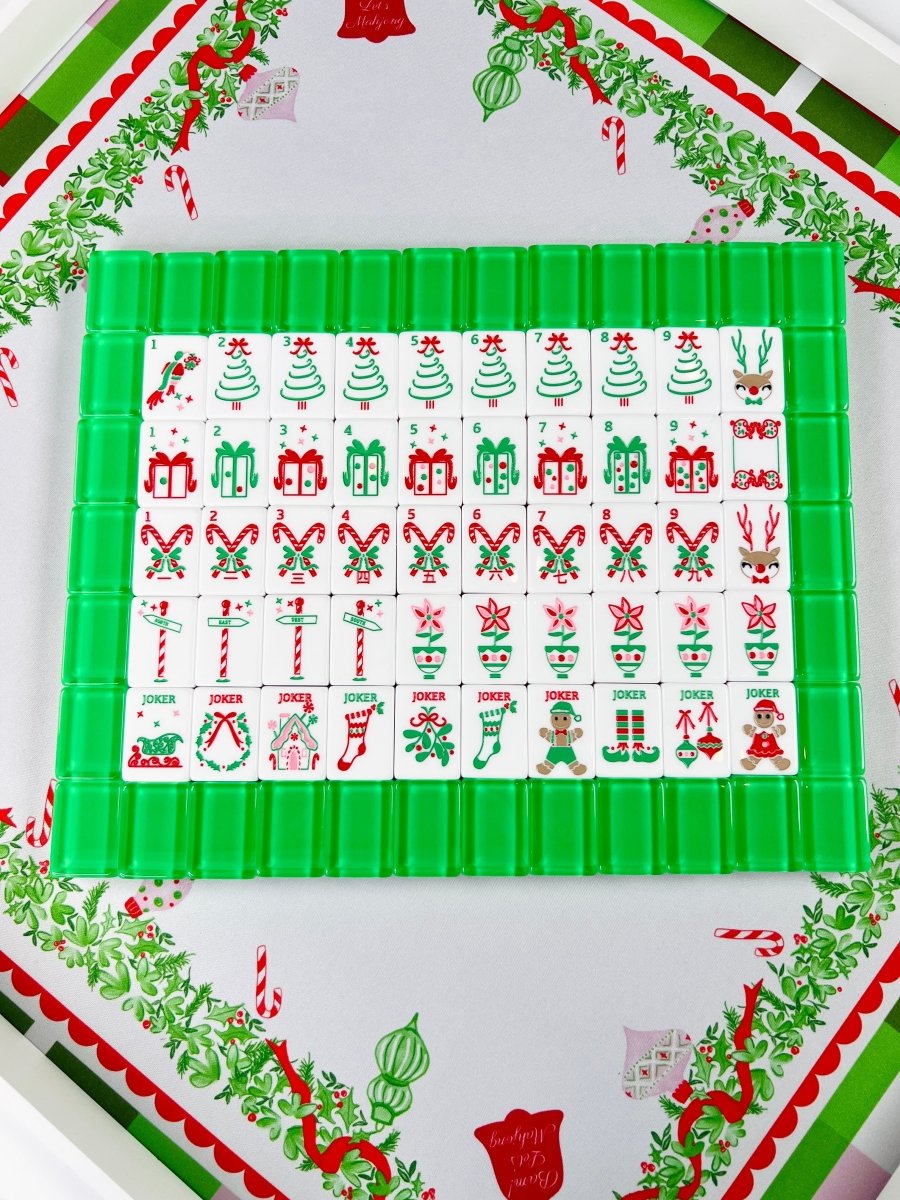 Holly Jolly Christmas Mahjong Tile Set