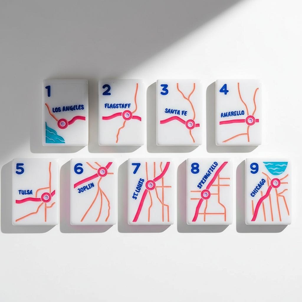 Custom White Luxury Personalized Mahjong Set — 160 Acrylic Tiles - Image 3