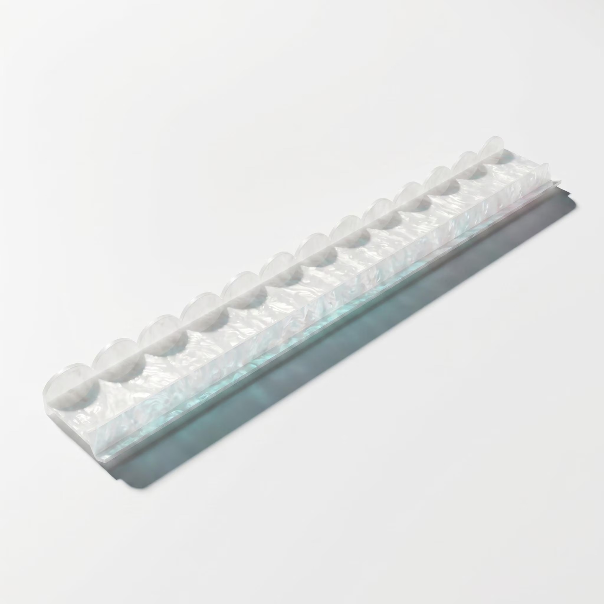 Tortoiseshell Amber Acrylic Mahjong Tile Rack Set (4) — Non-Slip Base, Five Colors - Image 12