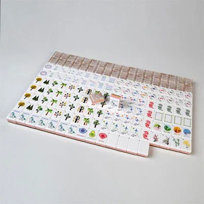 Blush Lotus Acrylic Mahjong Tiles – 160-Piece Set - Image 5