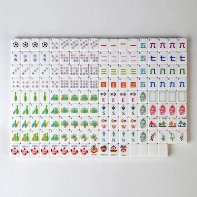 Blush Lotus Acrylic Mahjong Tiles – 160-Piece Set - Image 7