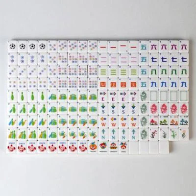 Rosé Glitter Acrylic Mahjong Tiles – 160-Piece Set - Image 8