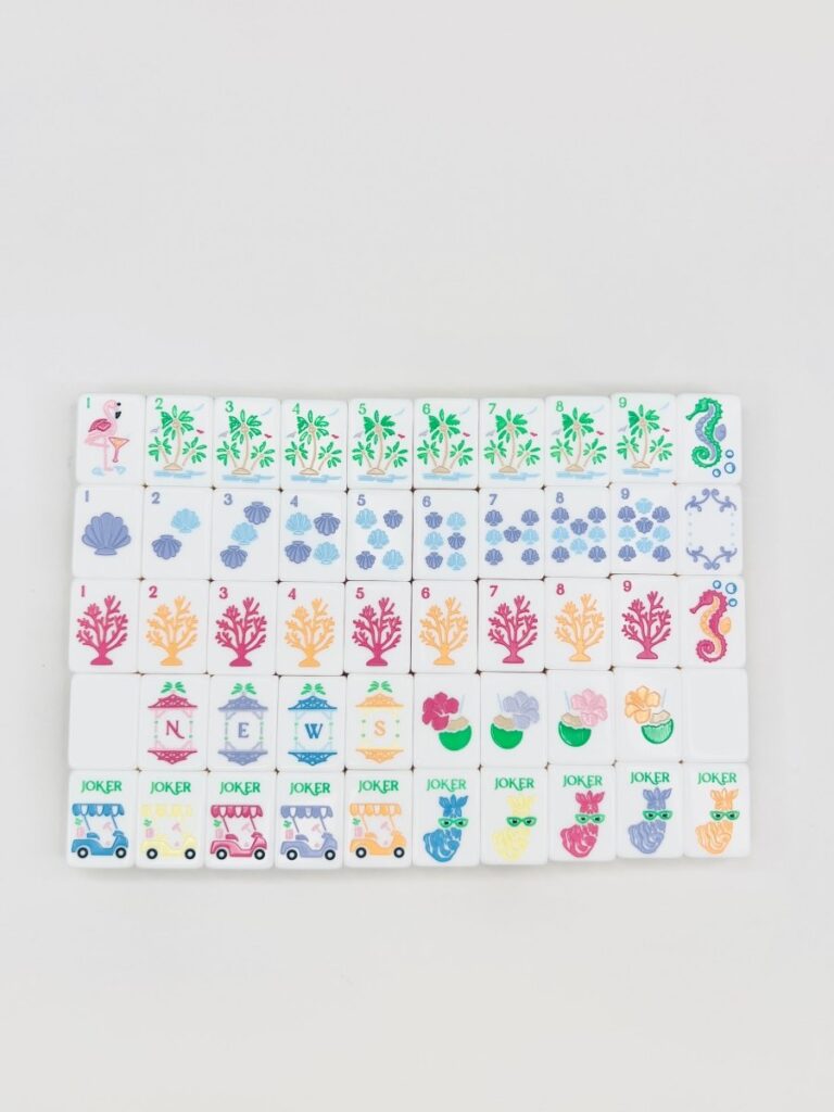 Palm Royale Tropical Mahjong Tile Set