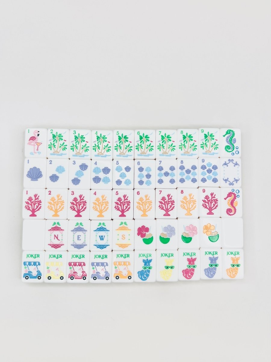 Palm Royale Tropical Mahjong Tile Set