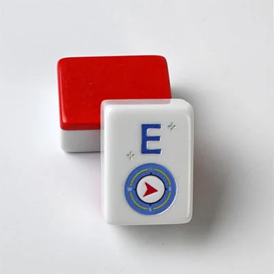 Crimson Melamine Mahjong Tile Collection – 160 Pieces - Image 2